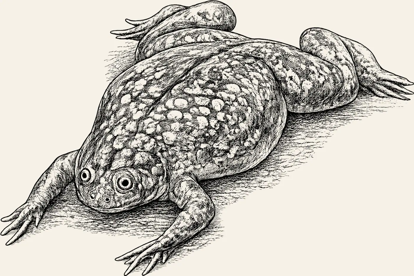 African Clawed Frog. The African clawed frog.